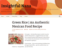 Tablet Screenshot of insightfulnana.com